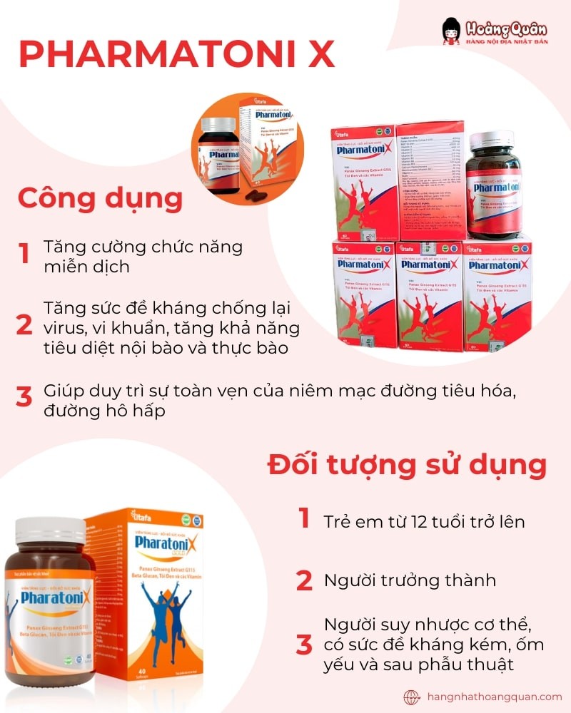 Viên uống Pharmatoni X