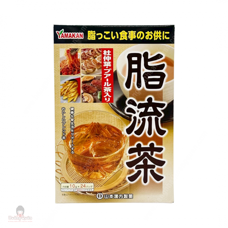 Trà Giảm Hấp Thu Chất Béo Yamakan Nhãn Đen (24 Gói)