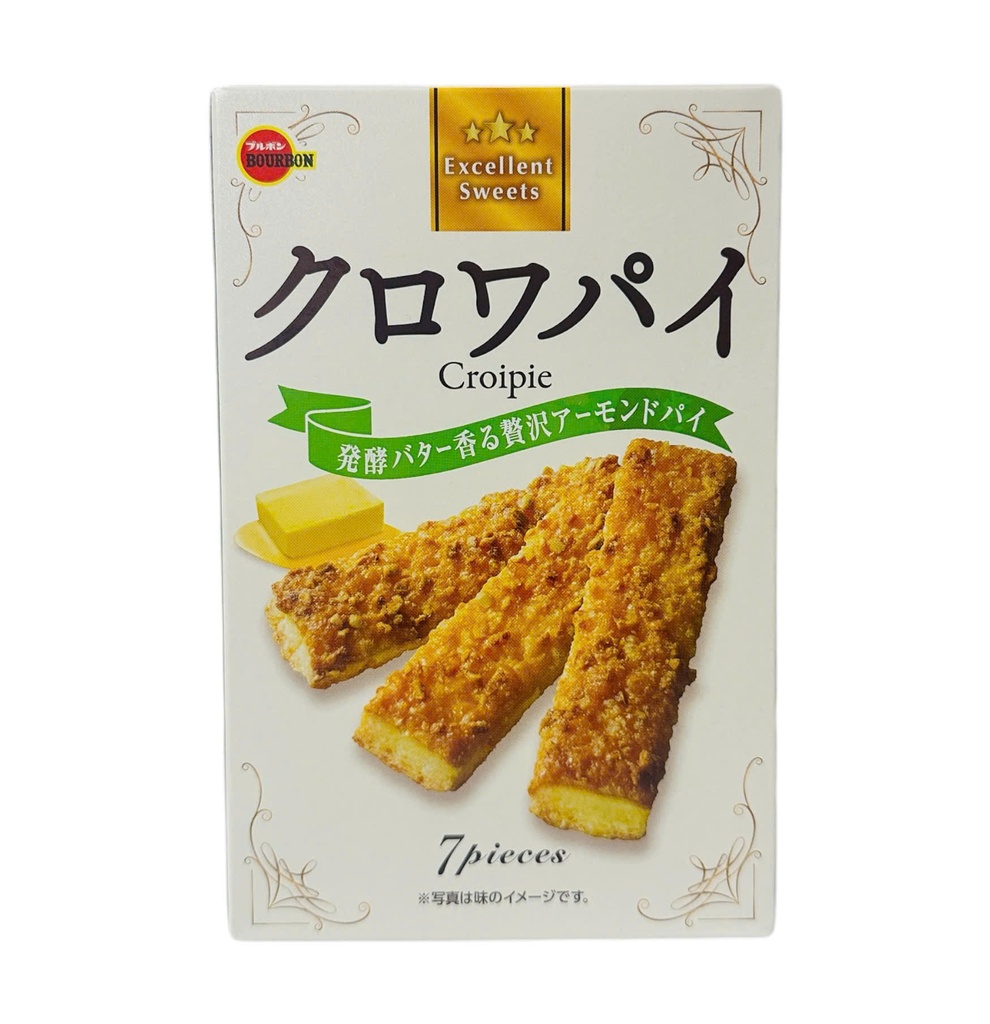 Bánh Quy Bơ Hạnh Nhân Croipie Bourbon 7C