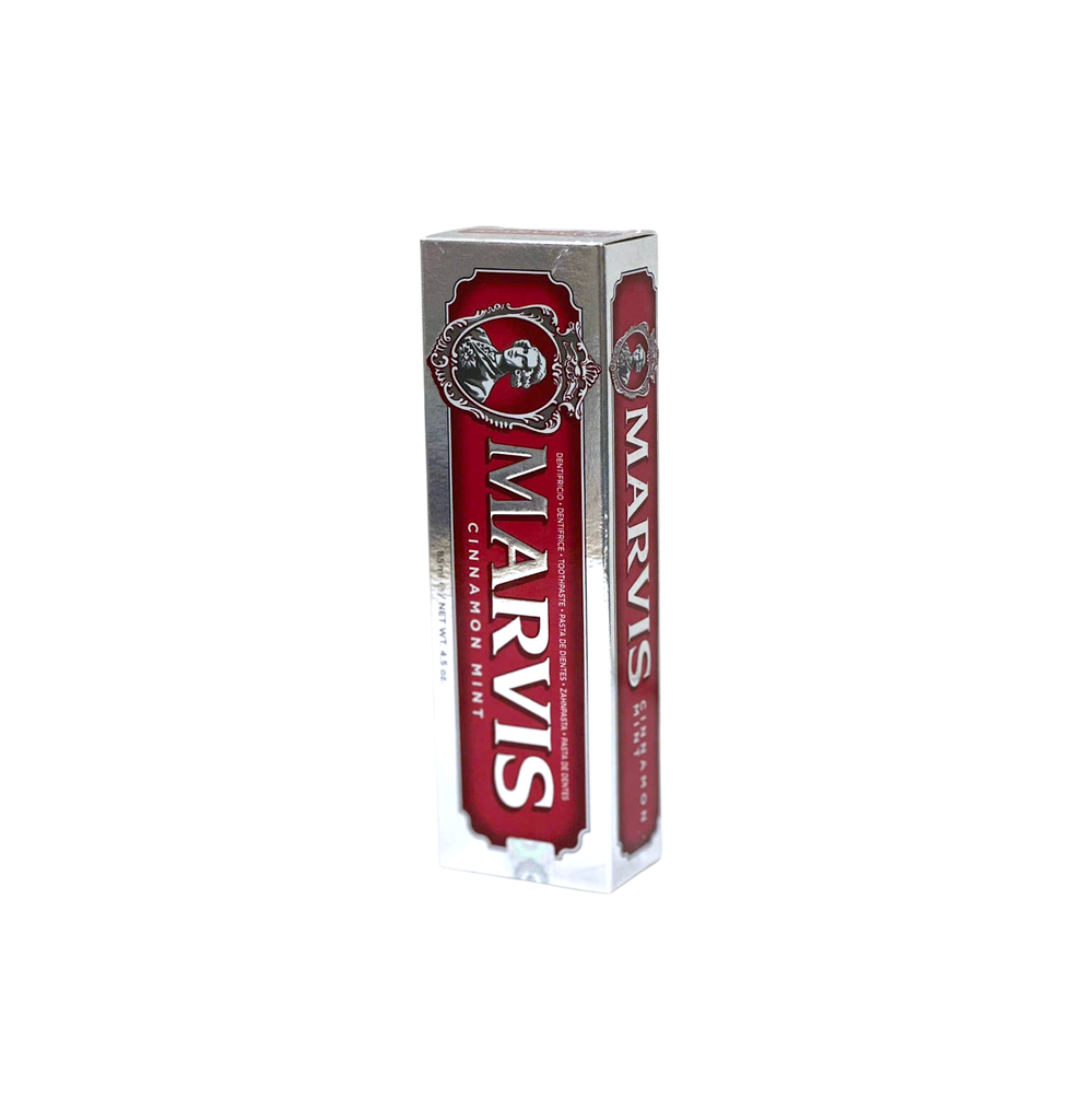 Kem Đánh Răng Marvis Cinnamon Mint 85ml (Đỏ-Loại Bỏ Mảng Bám & Vi Khuẩn)
