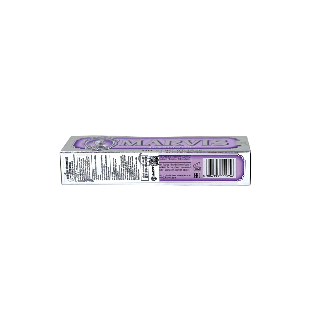 Kem Đánh Răng Marvis Classic Jasmin Mint Chiết Xuất Bạc Hà & Hoa Nhài Đem Lại Hơi Thở Thơm Tho 85ml