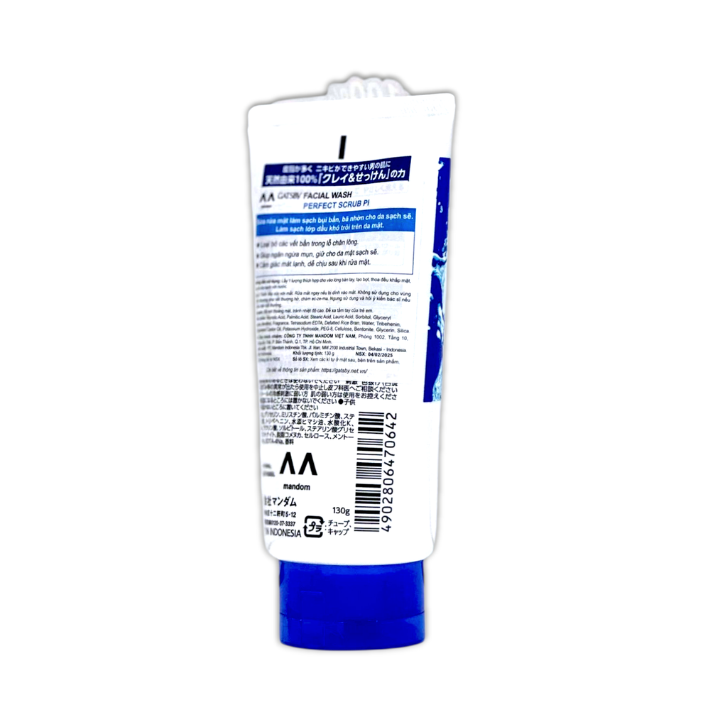 SRM Nam Gatsby Perfect Scrub 130gr (X.Dương)