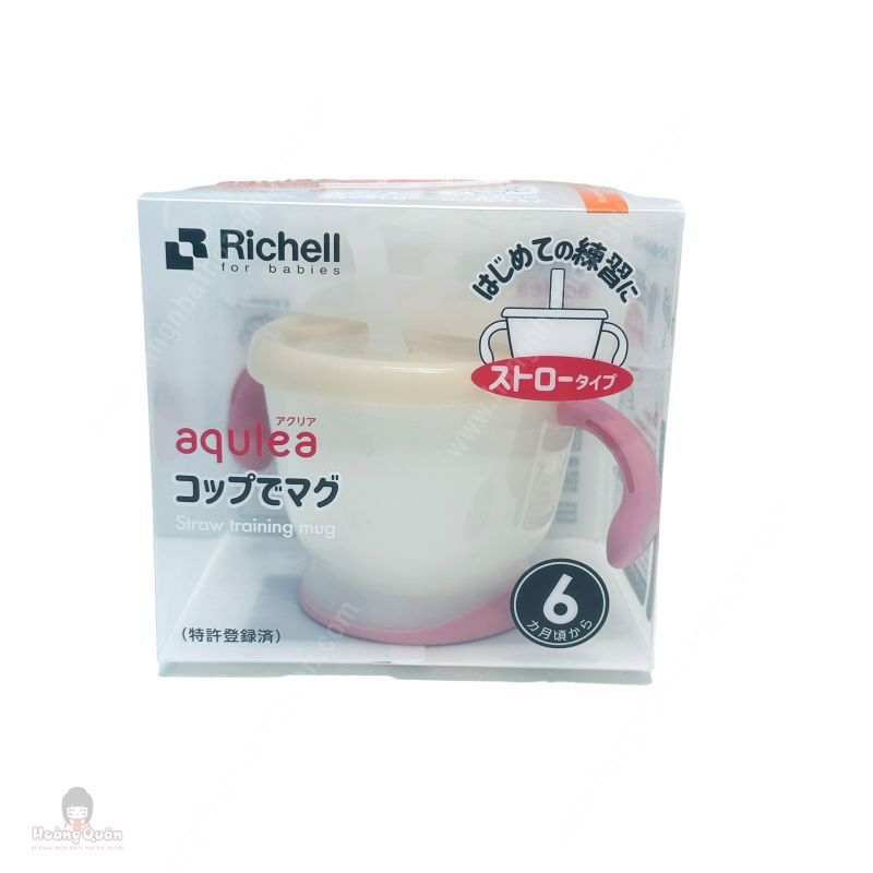 Ca Tập Uống Nước Cho Bé Richell 150ml (Màu Hồng)