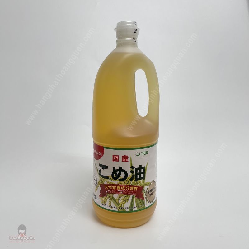 Dầu Gạo Nhật Bản Tsuno Nguyên Chất 1500g