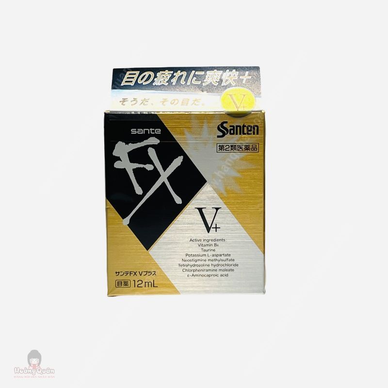 Nước Nhỏ Mắt Santa Fx V+ (Vàng) 12ml