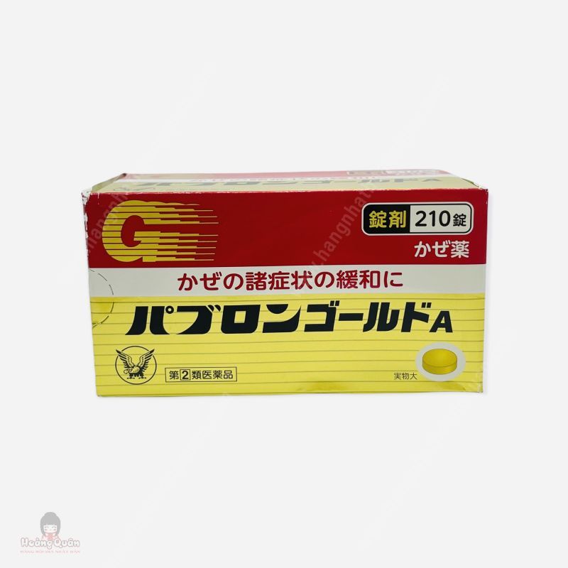 Viên Uống Trị Cảm Cúm Taisho Pabron Gold 210 Viên