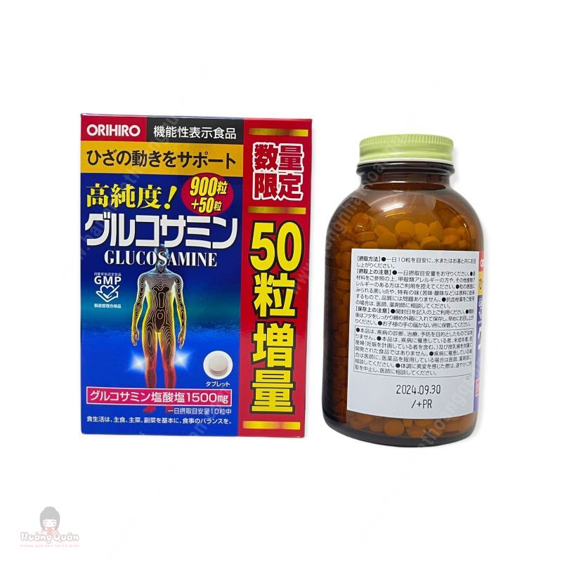 Viên Uống Bổ Xương Khớp Glucosamin Orihiro 950v