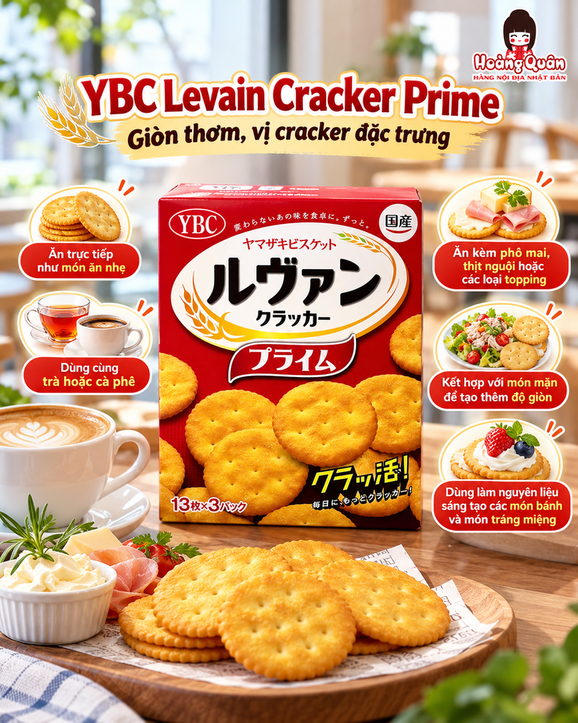 Bánh Quy Giòn YBC Levain 39P