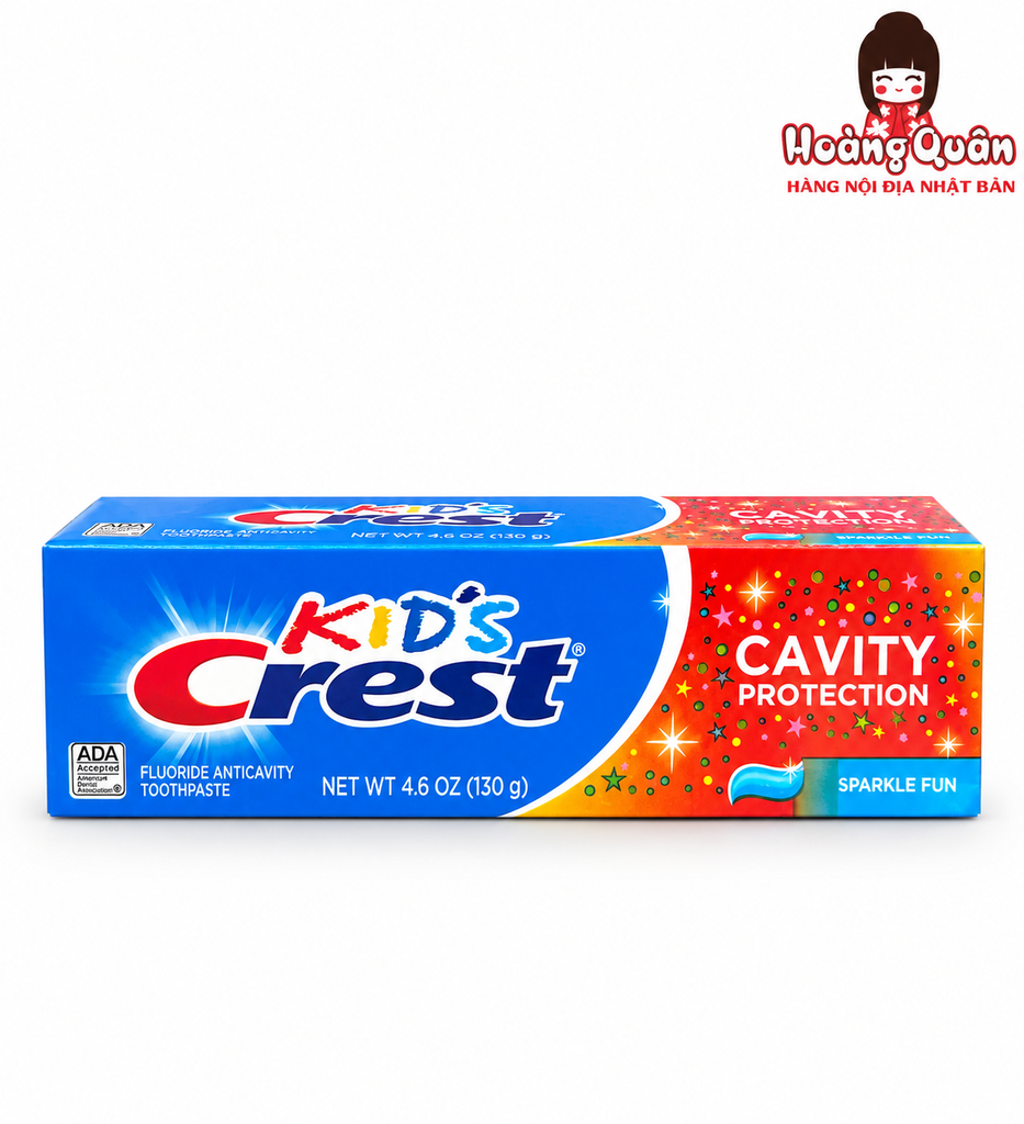 Kem Đánh Răng Crest Kid's Ngừa Sâu Răng Cho Bé Từ 3 Tuổi 130g