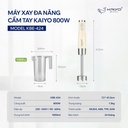 Máy Xay Đa Năng Cầm Tay Kaiyo 800W, Model KBE-424