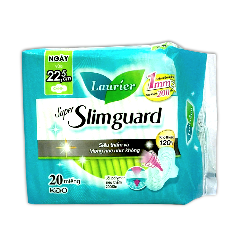 Băng Vệ Sinh Laurier Siêu Mỏng Cánh