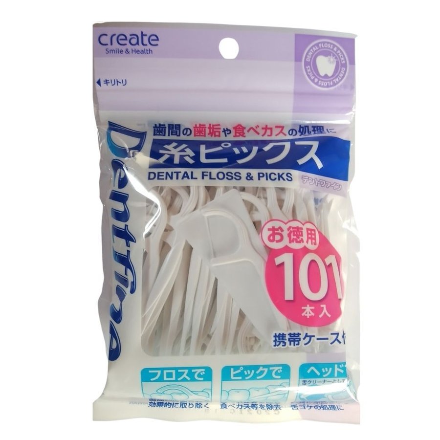 Set 101 Tăm Chỉ Nha Khoa Create Dentfine