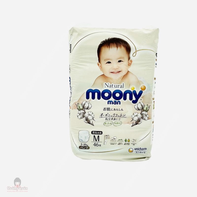 Tã Quần Moony Natural M46