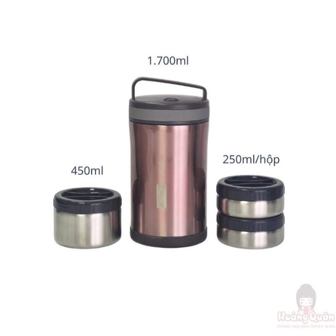 Hộp Cơm Giữ Nhiệt Kaiyo 2IN1 1.7L