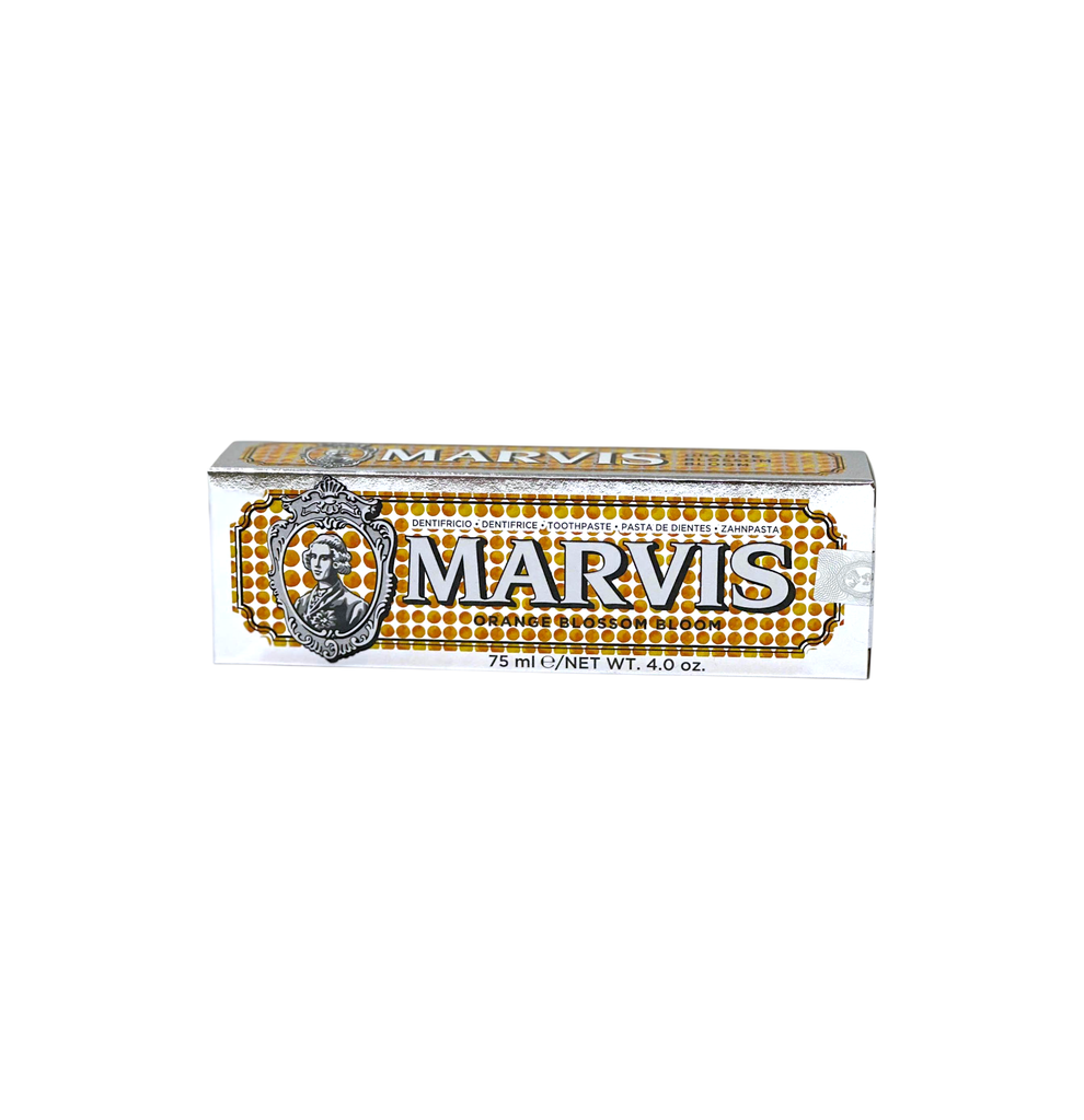 Kem Đánh Răng Marvis Orange Blossom Bloom Trắng Răng Giúp Ngăn Ngừa Sâu Răng, Cao Răng & Mảng Bám 75ml