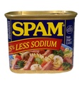 Thịt Heo Hộp Xông Khói SPAM Ít Mặn 25% Less Sodium 340g