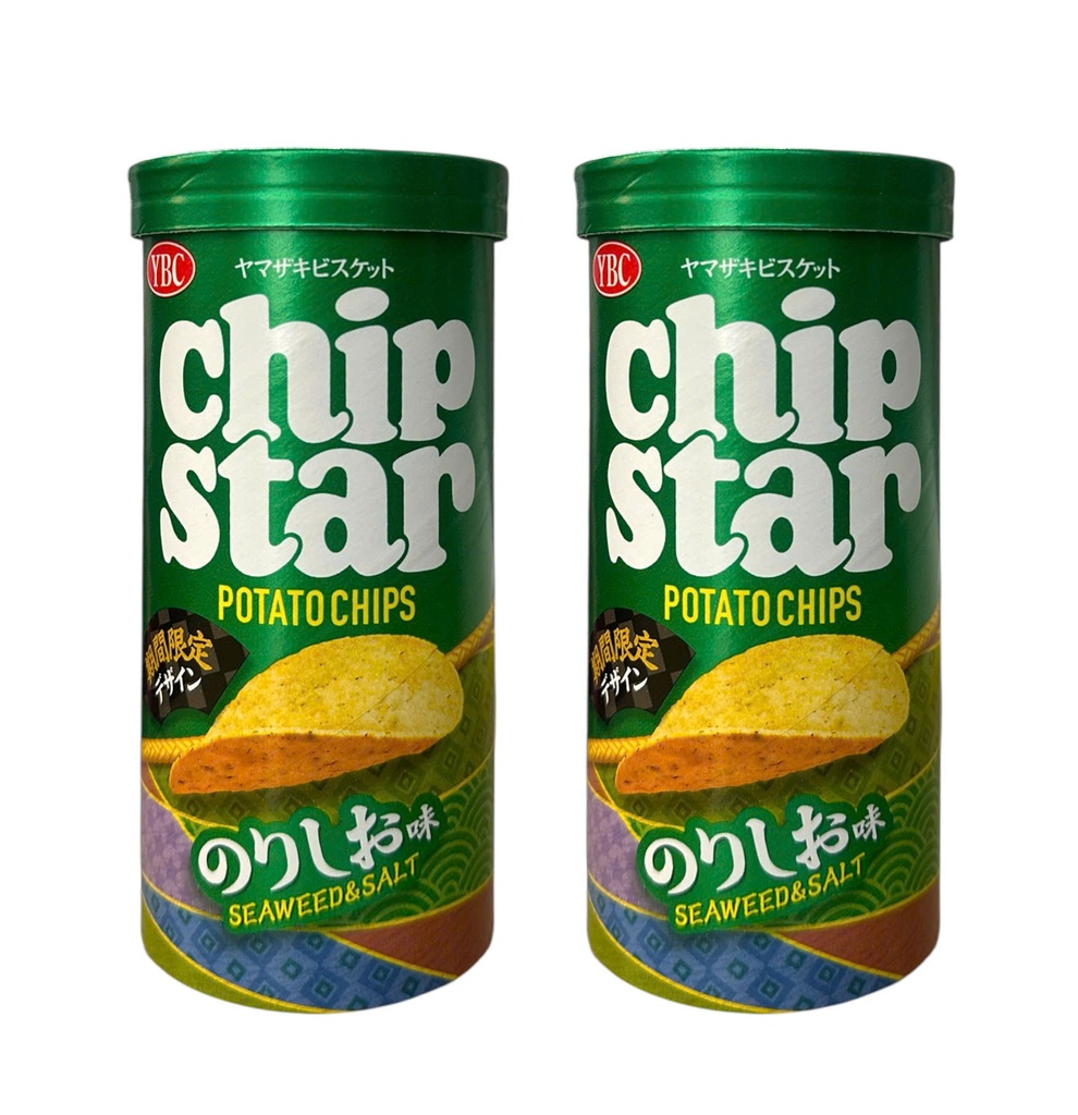 Snack Khoai Tây YBC Chip Star Vị Rong Biển 45g