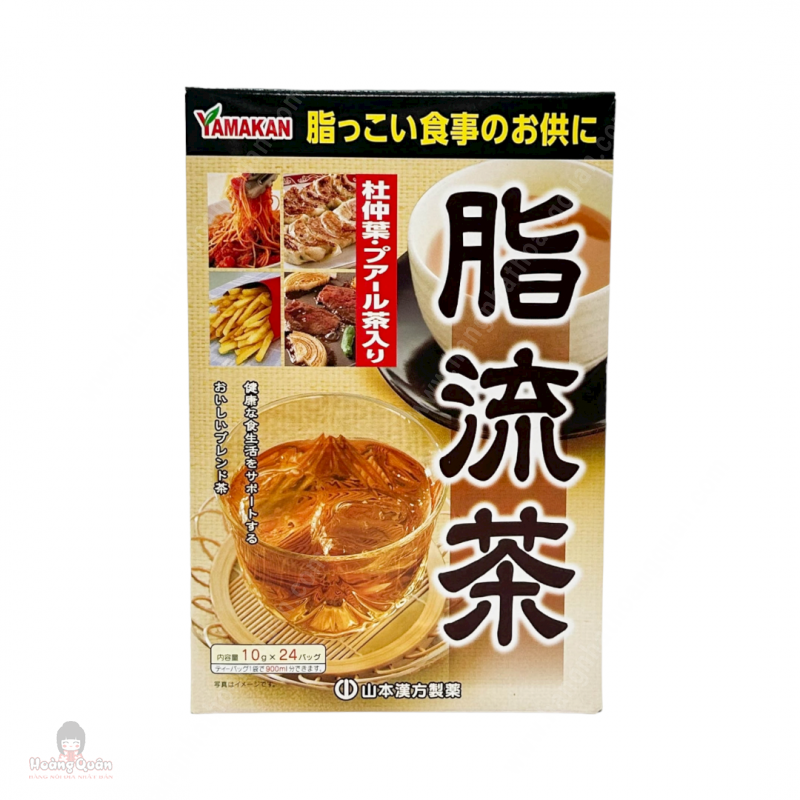 Trà Giảm Hấp Thu Chất Béo Yamakan Nhãn Đen (24 Gói)