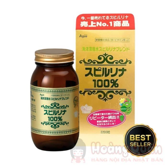 Tảo Xoắn Spirulina Japan Algae 2200 Viên