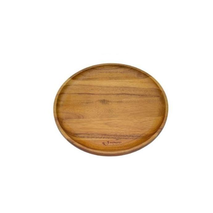 Khay Gỗ Kaiyo Hình Tròn 25Cm