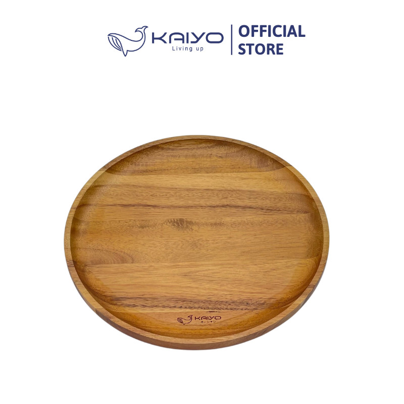 Khay Gỗ Kaiyo Hình Tròn 30Cm