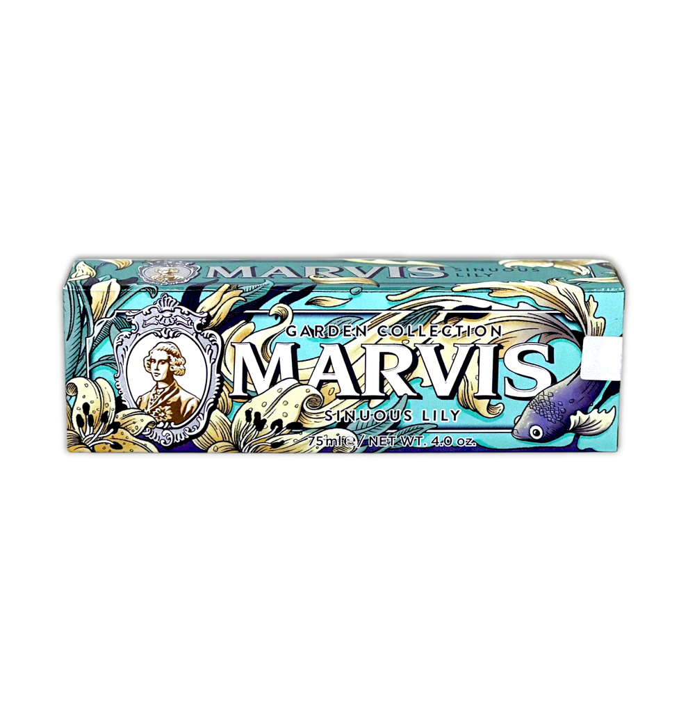 Kem Đánh Răng Marvis Sinuous Lily Khử Mùi Hôi Miệng & Vàng Răng Do Thuốc Lá, Cafe 75ml