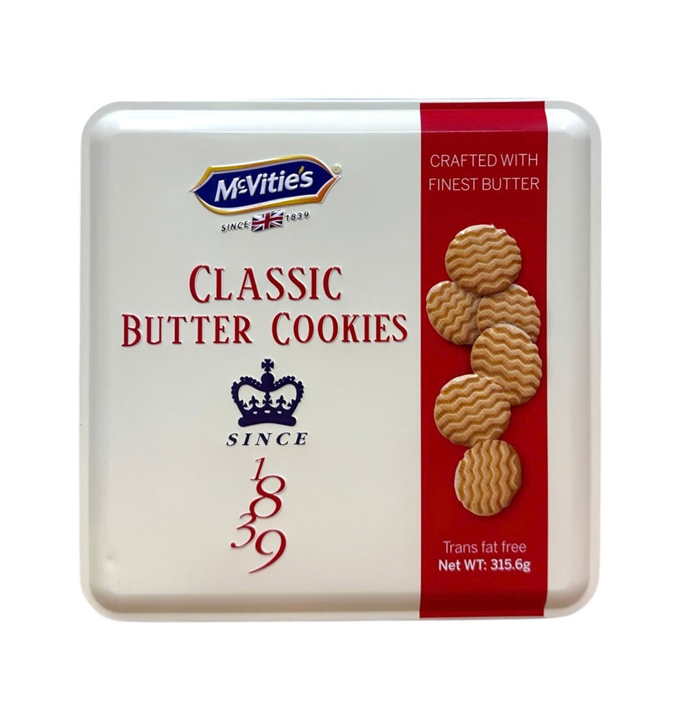 Bánh Quy Bơ McVitie's Hộp Thiếc 315.6G