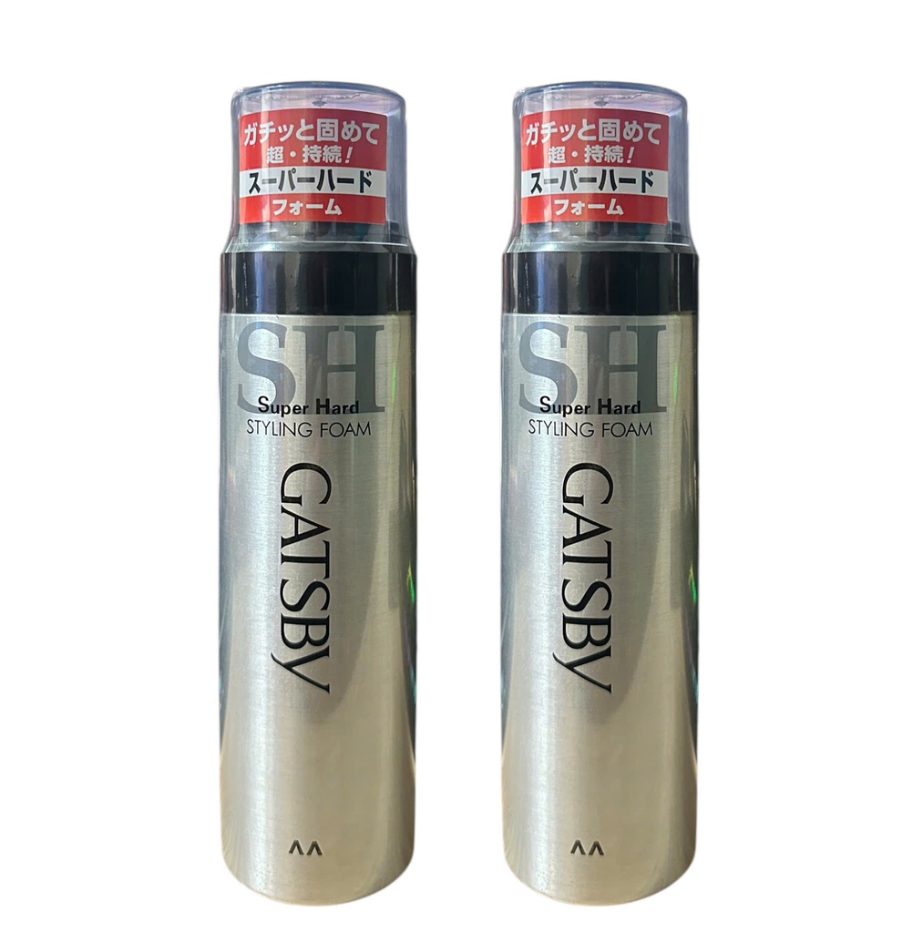 Bọt Tạo Kiểu Tóc Siêu Cứng Gatsby 185g