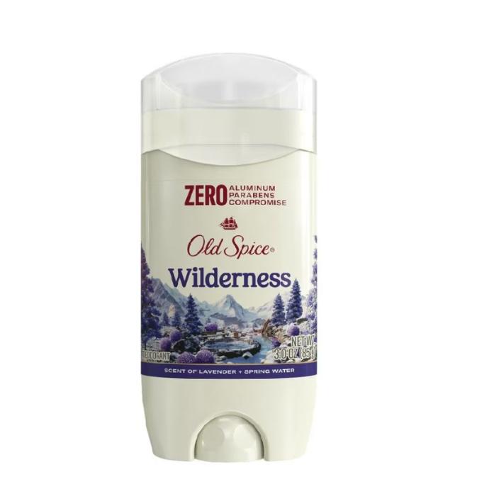 Sáp Khử Mùi Old Spice Hương Wilderness 85g (Nắp Trắng)