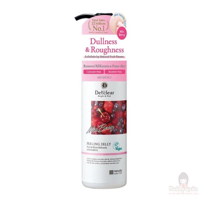 Gel Tẩy Tế Bào Chết Meishoku Detclear Vegan 180ml (Hương Dâu)
