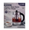 Ấm Siêu Tốc Thuỷ Tinh Kèm Lõi Lọc Trà Kaiyo 1,7L, model KEK-062