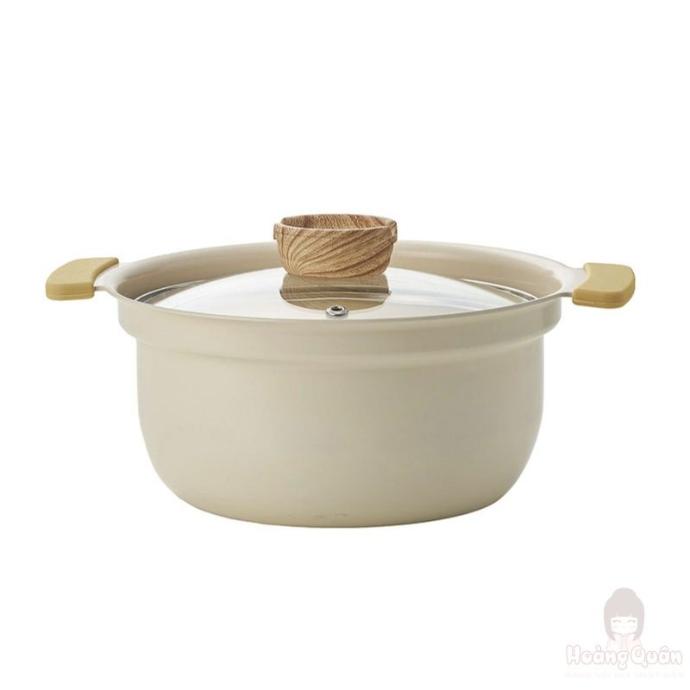 Nồi Nhôm Đúc Chống Dính Thành Cao Ceramic Kakusee, size 18cm