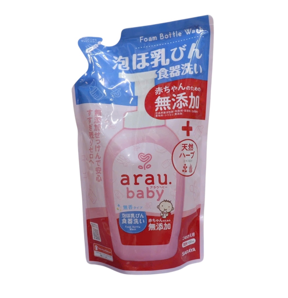 Nước Rửa Bình Sữa Arau Dạng Túi 450ml