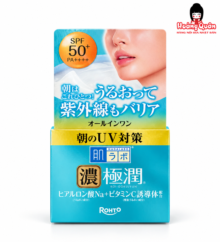 Kem Dưỡng Da 7in1 Dưỡng Ẩm Chống Nắng Koi-Gokujyun HadaLabo 90g
