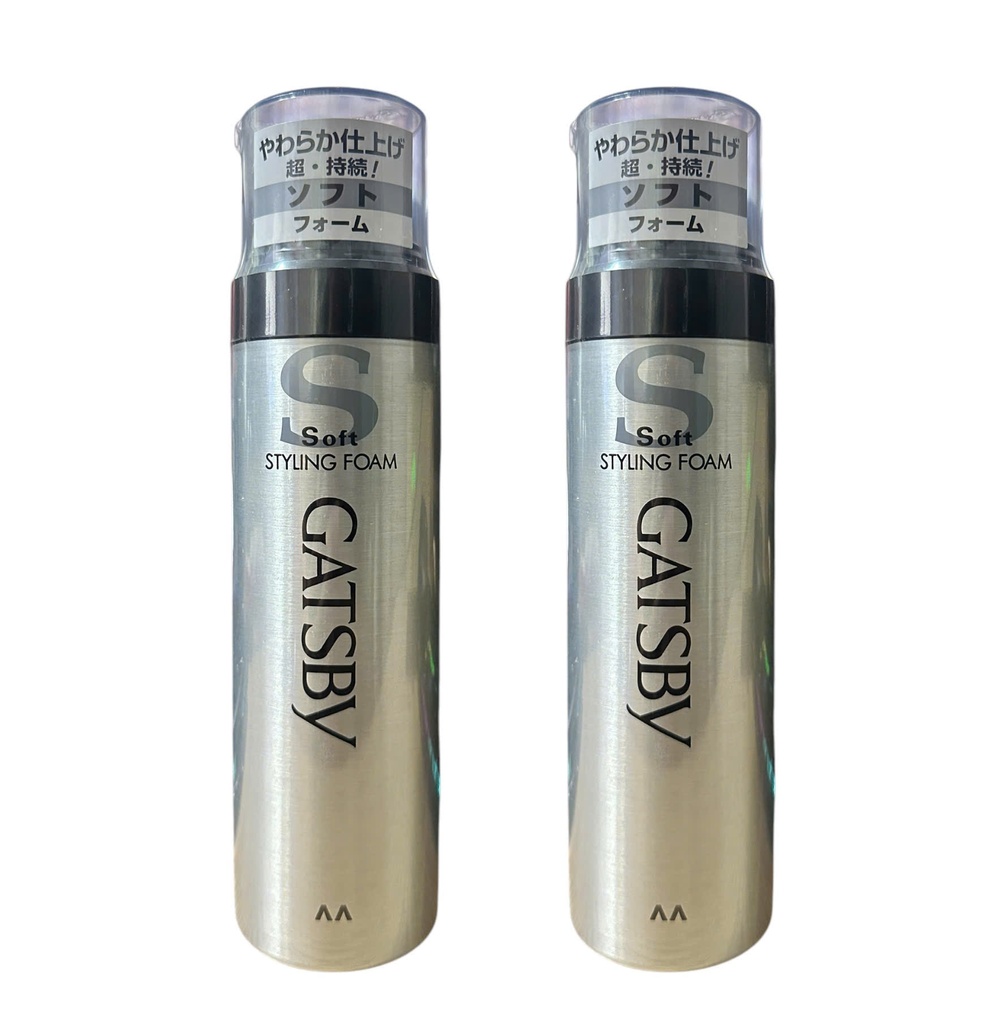 Bọt Tạo Kiểu Tóc Mềm Gatsby 185g