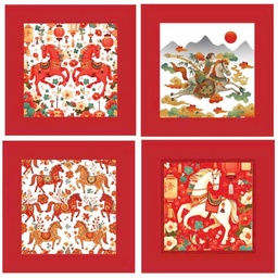 Hộp Quà Mành Tre + Túi Giấy, Thiệp (Hộp Vuông 35x35)