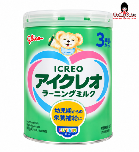 Sữa Glico Icreo Learning Milk 820g (Bé Trên 3 Tuổi)