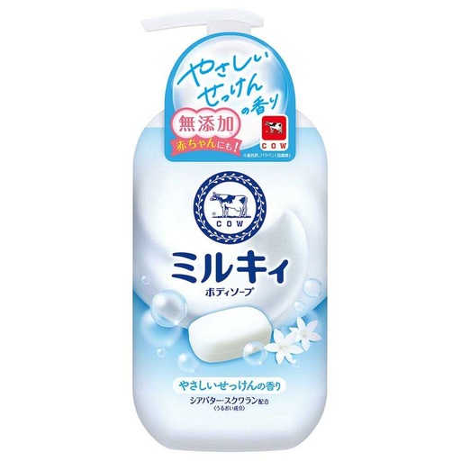 Sữa Tắm Bọt Mịn Dịu Nhẹ Cow Hương Sữa 500ml
