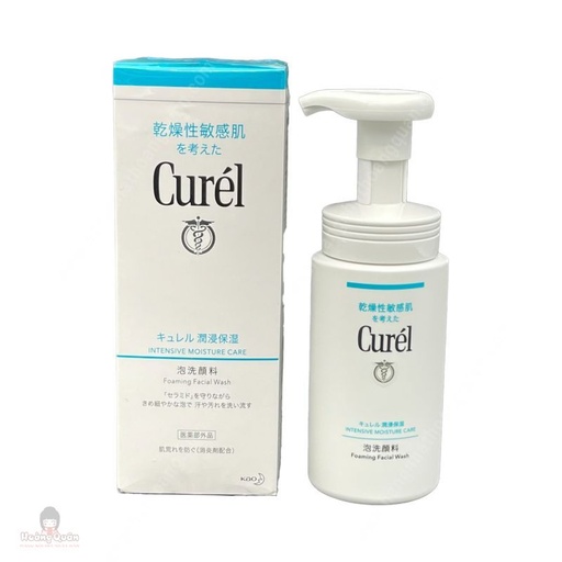 Sữa Rửa Mặt Curél Dạng Bọt Cấp Ẩm Chuyên Sâu 150ml