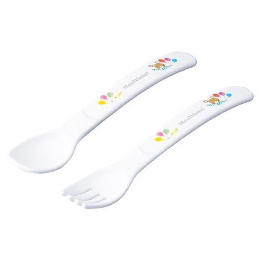 Thìa Nĩa Nhựa Cho Bé OSK Set 2