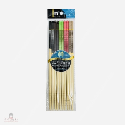 Set 5 Đôi Đũa Tre Màu Sắc Take 22.5cm