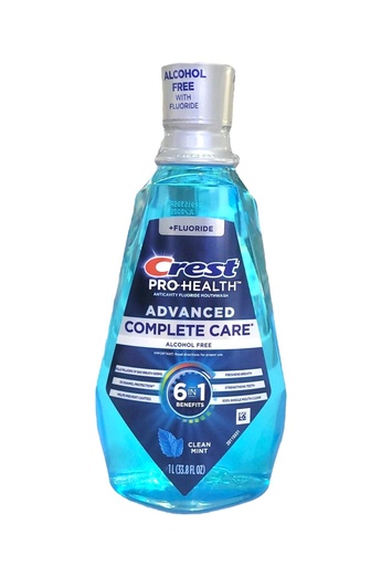 Nước Súc Miệng Crest Pro- Health Advanced 6in1 Tạo Hơi Thở Thơm Mát, Giúp Răng Trắng Sáng (1L)