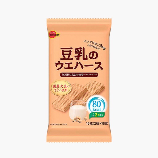 Bánh Xốp Sữa Đậu Nành Bourbon 112.8g