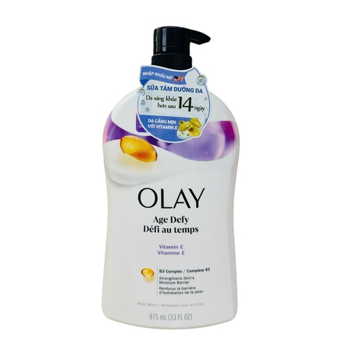 Sữa Tắm Dưỡng Da Olay Chống Lão Hóa Với Vitamin E 975ml