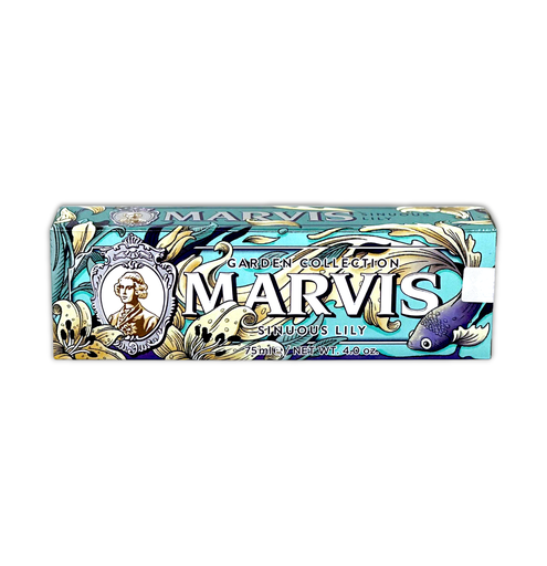 Kem Đánh Răng Marvis Sinuous Lily Khử Mùi Hôi Miệng & Vàng Răng Do Thuốc Lá, Cafe 75ml