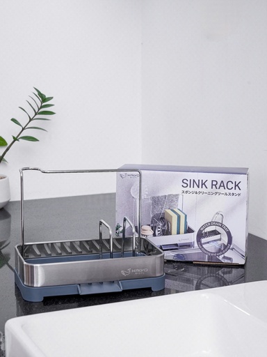 Giá Inox Đựng Đồ Rửa Chén Có Khay Hứng, Thoát Nước Kaiyo