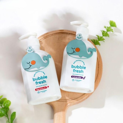 Sữa Tắm Gội Cho Bé Bubble Fresh 350ml (Oải Hương)