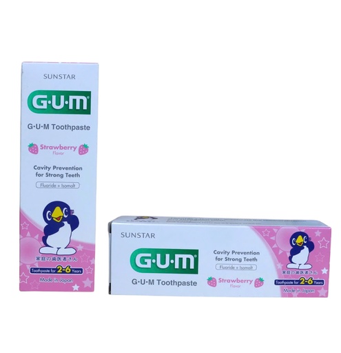 Kem Đánh Răng Gum Kids Hương Dâu (Bé 2-6 Tuổi)