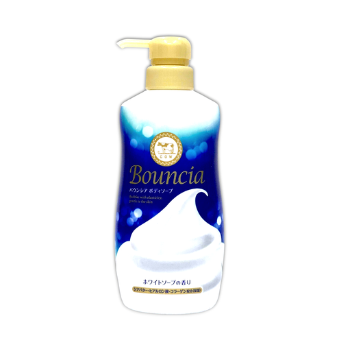 Sữa Tắm Siêu Tạo Bọt Bouncia Hương Hoa Cỏ 480ml (Xanh)