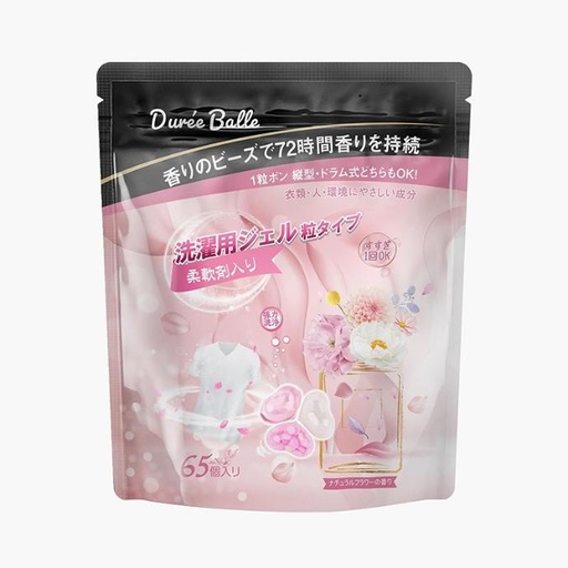 Viên Giặt Xả Duree Balle Hương Hoa Hồng Túi 65 Viên